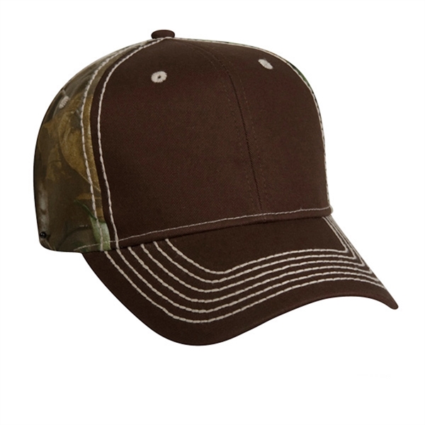 Color Blocked Chino & Real TreeA® Hardwood Cap.... from ASI 80129 Quake City Caps