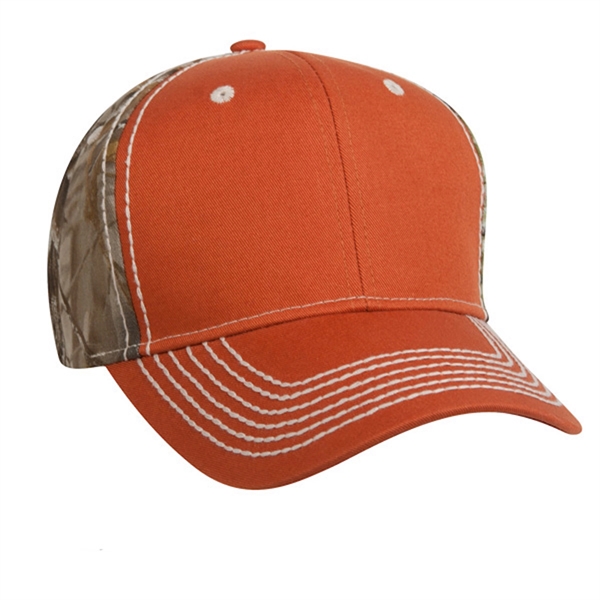 Color Blocked Chino & Real TreeA® Hardwood Cap.... from ASI 80129 Quake City Caps