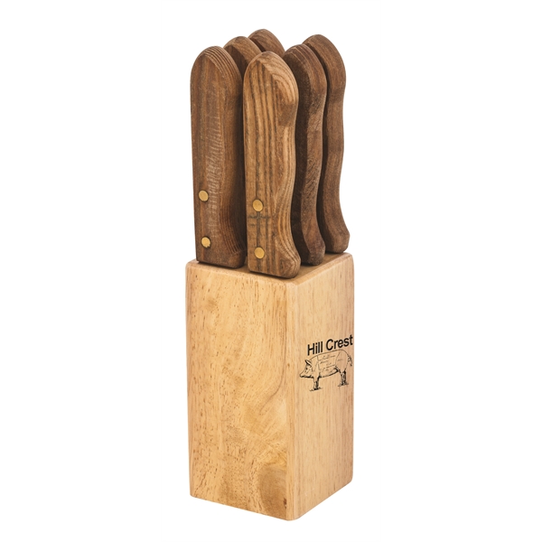 Jumbo steak knives with Stainless blade, 2-rivet handle.... from ASI 93130 Utica Cutlery Co/Kutmaster 400 Line / Walco