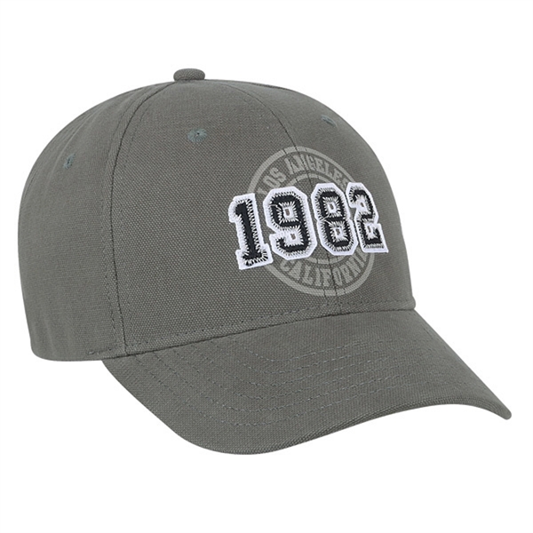 Six panel structured baseball cap with six sewn eyelets.... from ASI 80129 Quake City Caps