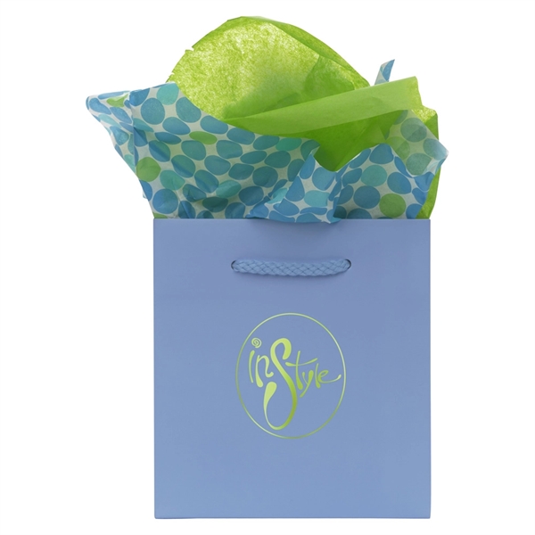 Made from 180 GSM matte laminated paper, these shopping totes feature... from ASI 75731 PWS / Pacific Western Sales/Cater Line