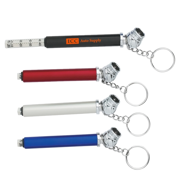Mini tire gauge key chain.... from ASI 61125 Hit Promotional Products / Hit®