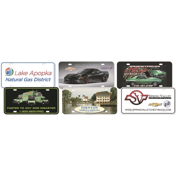 PREMIUM WEIGHT HI-GLOSS Polyethylene License Plates provide MAXIMUM DURABILITY for permanent... from ASI 37572 Autoplate / AutoPlate