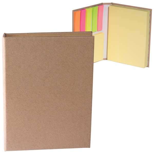 Sticky book including 100 sheets 4" x 3" in yellow, 25... from ASI 57956 Graphco line