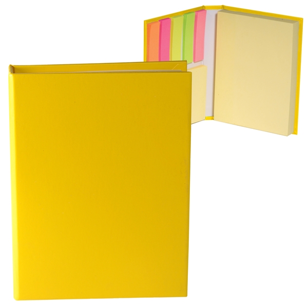 Sticky book including 100 sheets 4" x 3" in yellow, 25... from ASI 57956 Graphco line