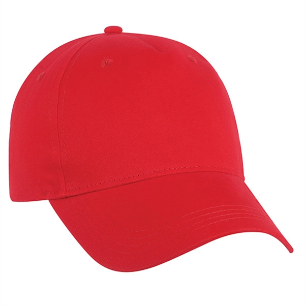 Five panel structured baseball cap with six sewn eyelets.... from ASI 80129 Quake City Caps