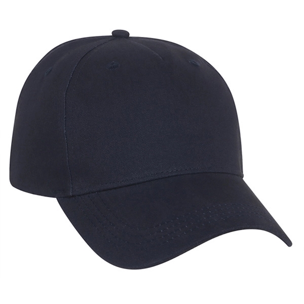 Five panel structured baseball cap with six sewn eyelets.... from ASI 80129 Quake City Caps