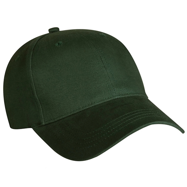 Low profile 6 panel brushed cotton twill baseball cap with hook... from ASI 80129 Quake City Caps