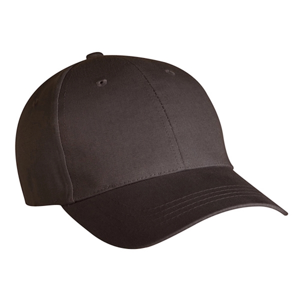 Low profile 6 panel brushed cotton twill baseball cap with hook... from ASI 80129 Quake City Caps