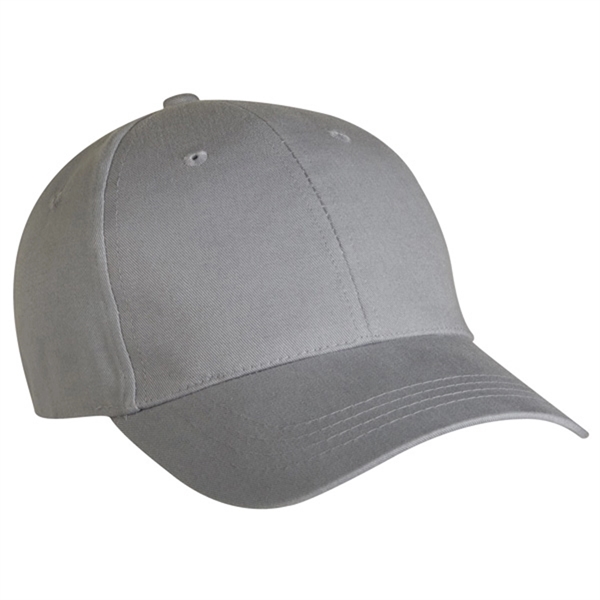 Low profile 6 panel brushed cotton twill baseball cap with hook... from ASI 80129 Quake City Caps
