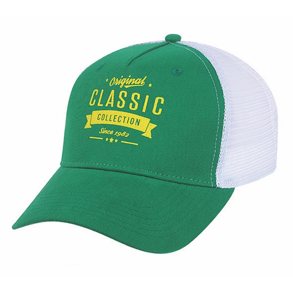 Five panel structured baseball cap with two sewn eyelets.... from ASI 80129 Quake City Caps