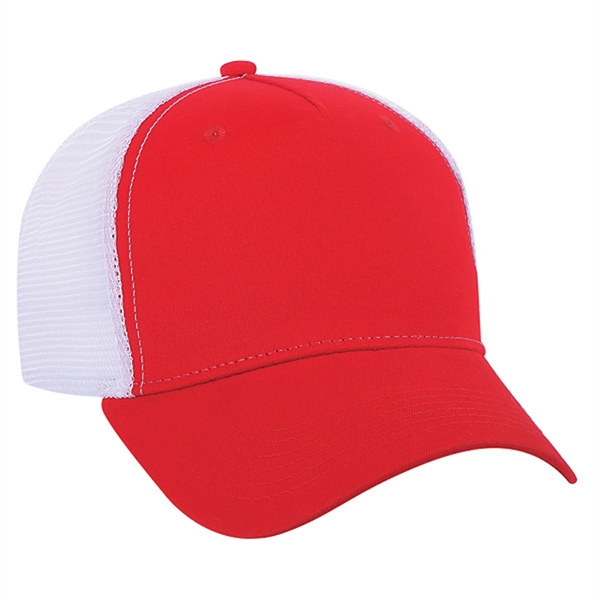 Five panel structured baseball cap with two sewn eyelets.... from ASI 80129 Quake City Caps