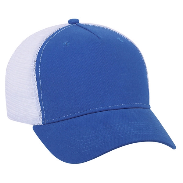 Five panel structured baseball cap with two sewn eyelets.... from ASI 80129 Quake City Caps