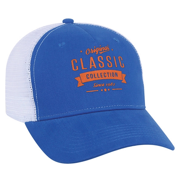 Five panel structured baseball cap with two sewn eyelets.... from ASI 80129 Quake City Caps