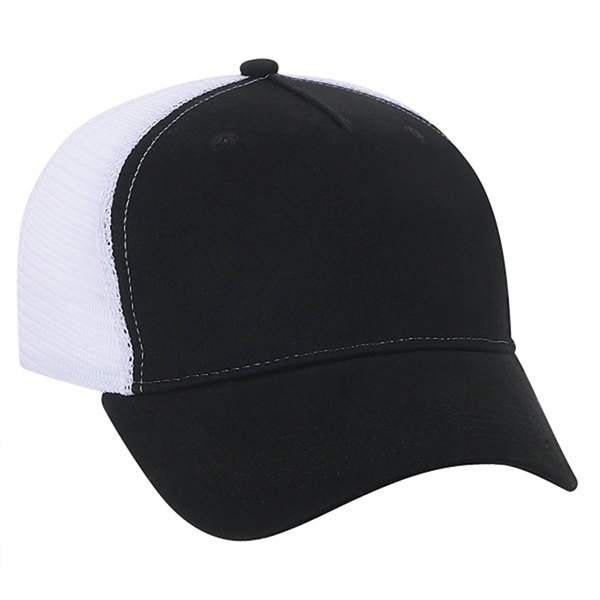 Five panel structured baseball cap with two sewn eyelets.... from ASI 80129 Quake City Caps