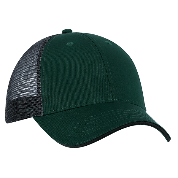 Six panel structured baseball cap with six sewn eyelets.... from ASI 80129 Quake City Caps