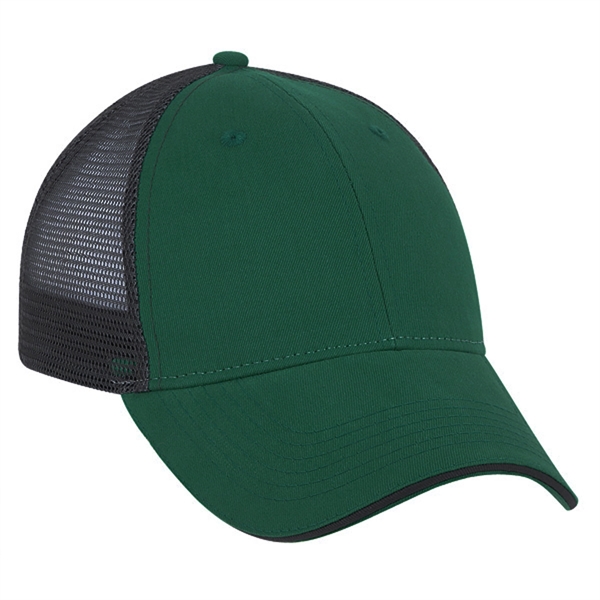 Six panel structured baseball cap with six sewn eyelets.... from ASI 80129 Quake City Caps