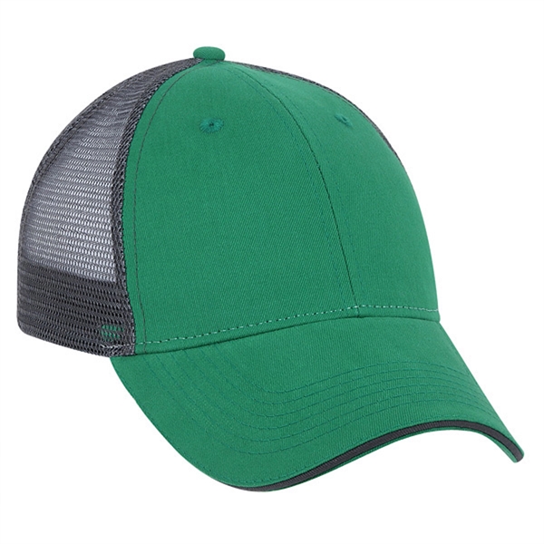 Six panel structured baseball cap with six sewn eyelets.... from ASI 80129 Quake City Caps