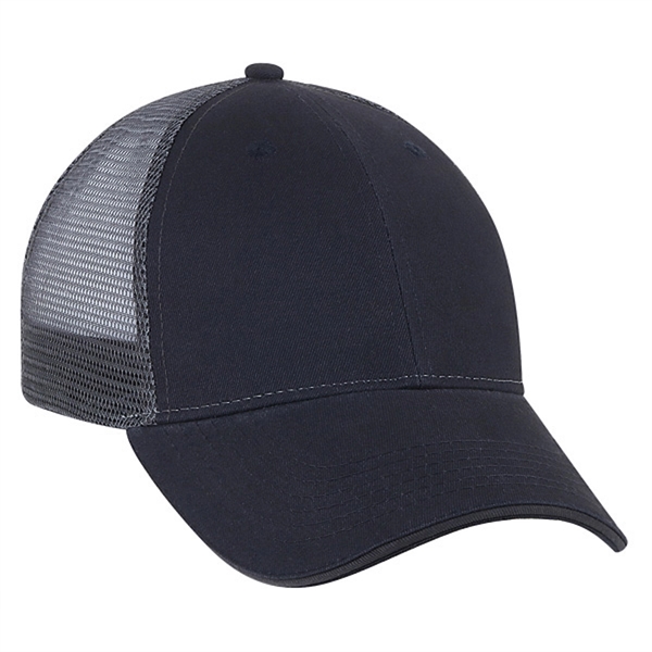 Six panel structured baseball cap with six sewn eyelets.... from ASI 80129 Quake City Caps