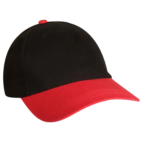 Low profile, 100% cotton, 6-panel baseball cap, fabric strap closure.... from ASI 80129 Quake City Caps