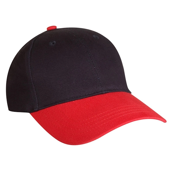 Low profile, 100% cotton, 6-panel baseball cap, fabric strap closure.... from ASI 80129 Quake City Caps