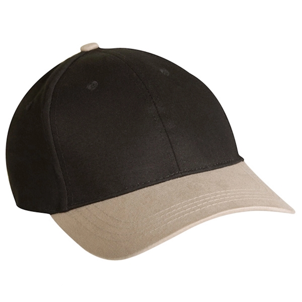 Low profile, 100% cotton, 6-panel baseball cap, fabric strap closure.... from ASI 80129 Quake City Caps