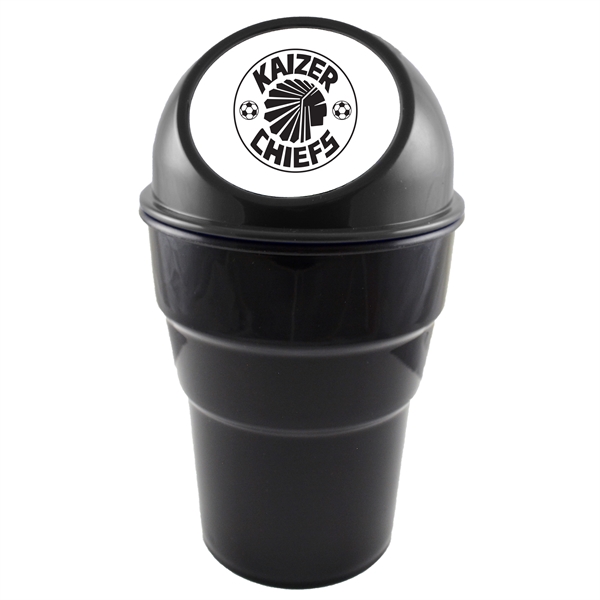Car trashcan with a sturdy spring-hinged lid.... from ASI 57956 Graphco line