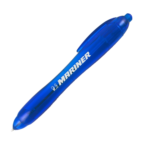 Large colorful translucent click-action pen.... from ASI 57956 Graphco line
