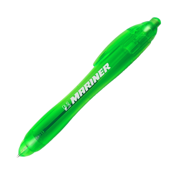 Large colorful translucent click-action pen.... from ASI 57956 Graphco line