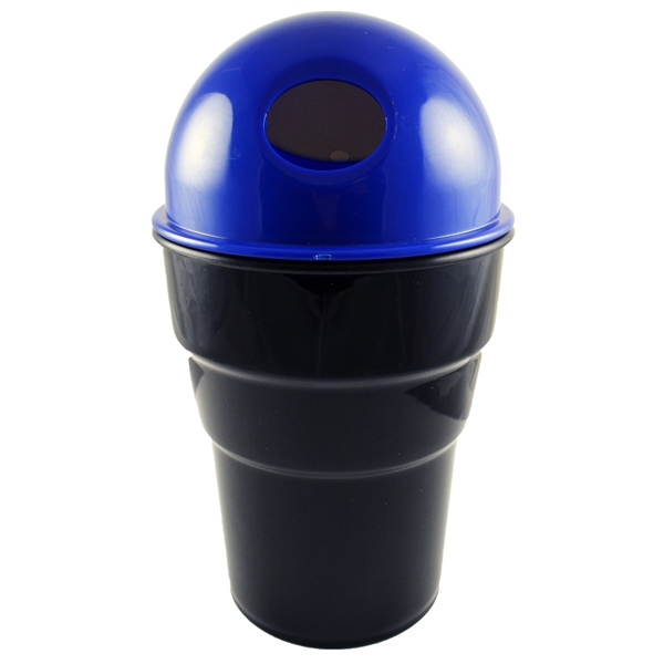 Car trashcan with a sturdy spring-hinged lid.... from ASI 57956 Graphco line