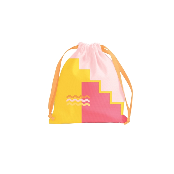 Large gift bag with a ribbon drawstring, made of 7 oz.... from ASI 74710 Numo