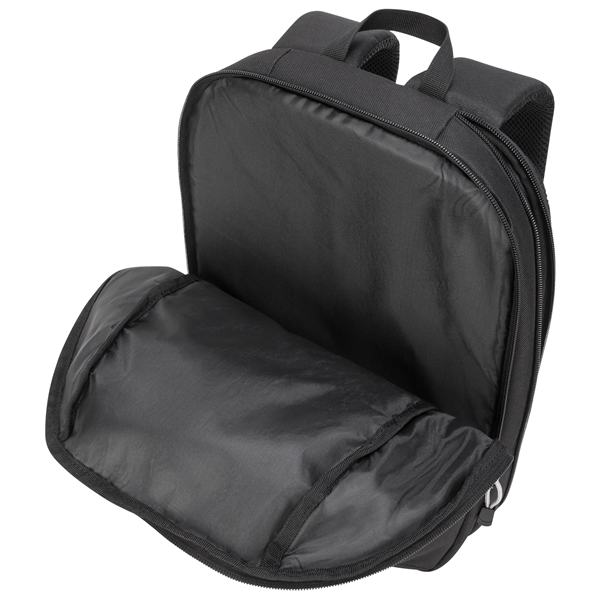 Polyester backpack that holds a 15.6" laptop.... from ASI 61005 Hirsch Gift Inc