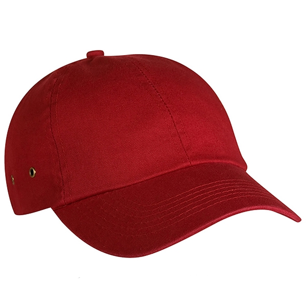 Laundered Chino Cap with Side Metal Eyelets.... from ASI 80129 Quake City Caps