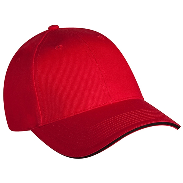 Unwashed chino twill cap with sandwich visor.... from ASI 80129 Quake City Caps