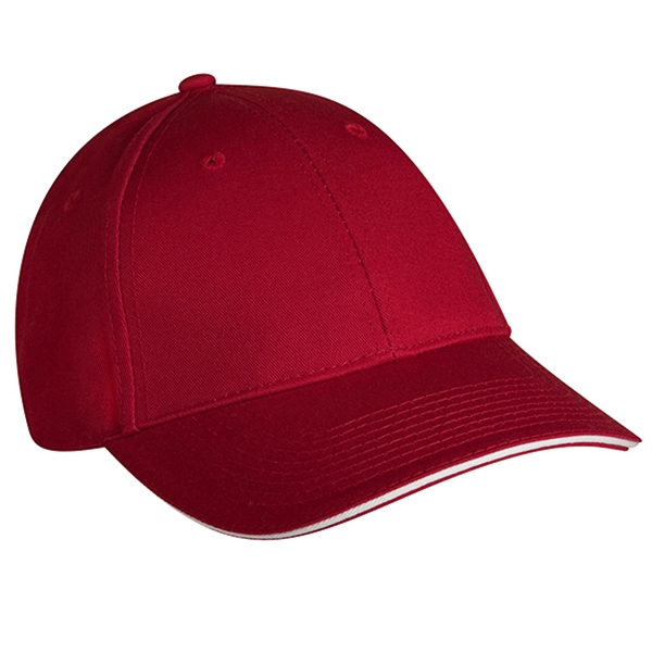 Unwashed chino twill cap with sandwich visor.... from ASI 80129 Quake City Caps