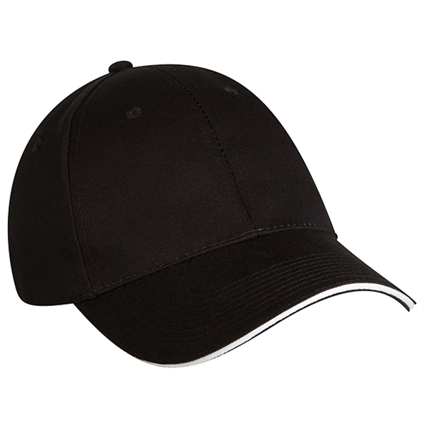 Unwashed chino twill cap with sandwich visor.... from ASI 80129 Quake City Caps