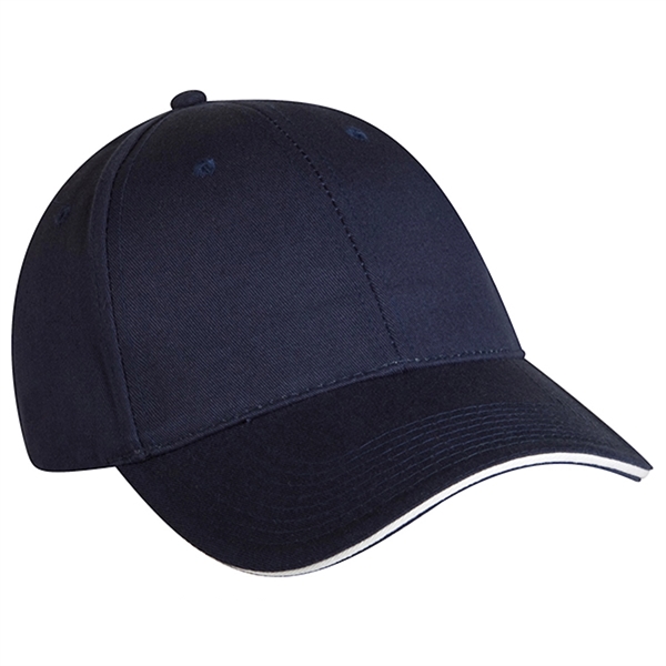 Unwashed chino twill cap with sandwich visor.... from ASI 80129 Quake City Caps