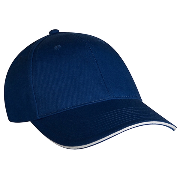 Unwashed chino twill cap with sandwich visor.... from ASI 80129 Quake City Caps