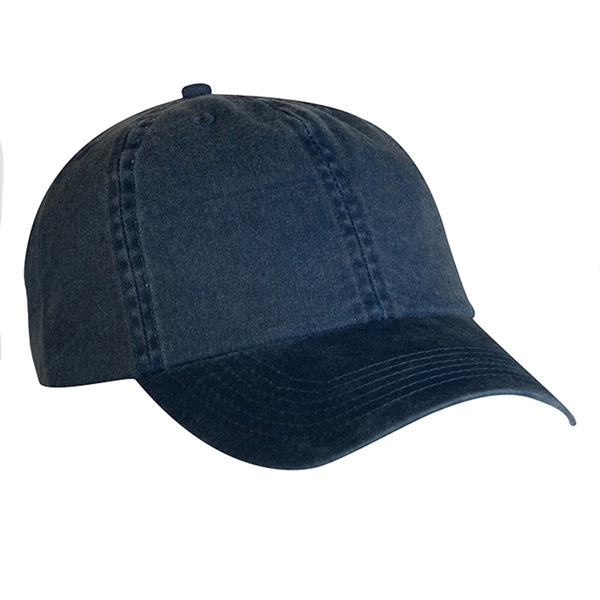 6-panel fashion cap made from pigment dyed 100% cotton twill.... from ASI 80129 Quake City Caps