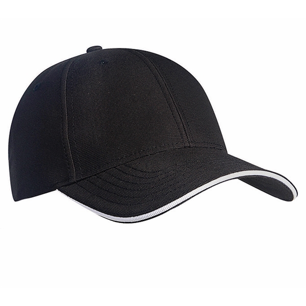 Micro Check Cap with Contrast Sandwich Visor.... from ASI 80129 Quake City Caps