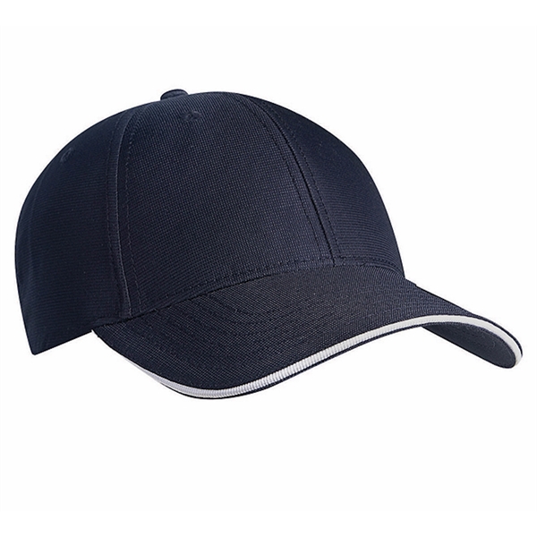 Micro Check Cap with Contrast Sandwich Visor.... from ASI 80129 Quake City Caps