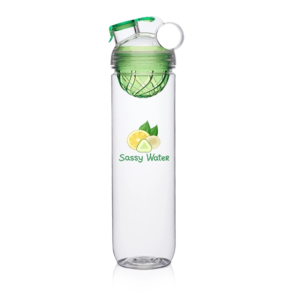 27 oz. infuser water bottle with screw-on, spill resistant flip top... from ASI 39552 BEL Promo