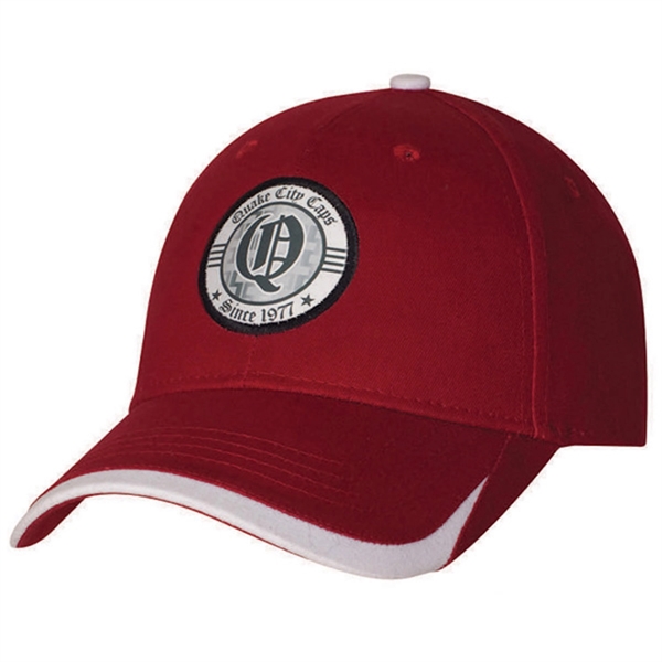 Brushed cotton twill low profile, structured cap.... from ASI 80129 Quake City Caps