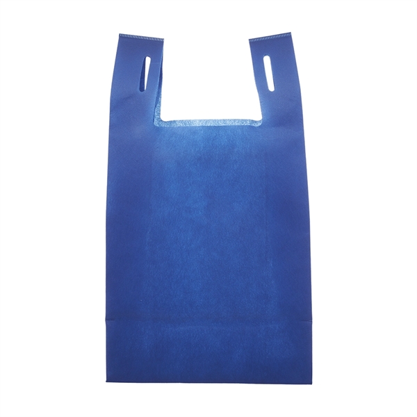 Lightweight and reusable tote bag made of t-shirt style, non-woven material.... from ASI 39552 BEL Promo