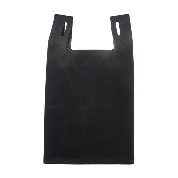 Lightweight and reusable tote bag made of t-shirt style, non-woven material.... from ASI 39552 BEL Promo