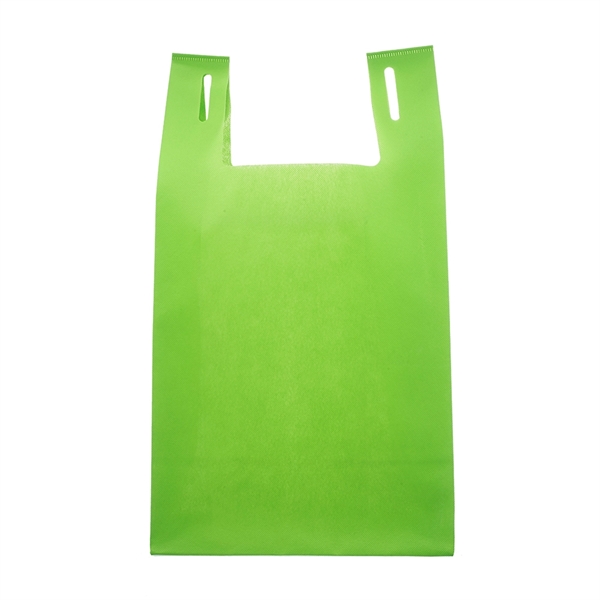 Lightweight and reusable tote bag made of t-shirt style, non-woven material.... from ASI 39552 BEL Promo
