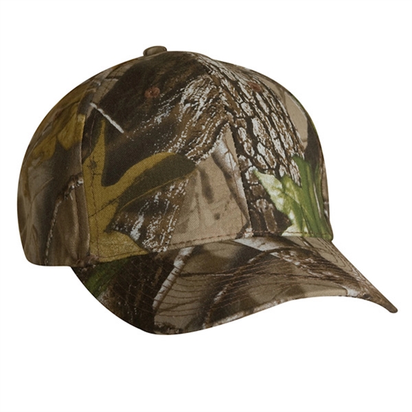 High profile, camouflage, structured, 6-panel baseball cap.... from ASI 80129 Quake City Caps