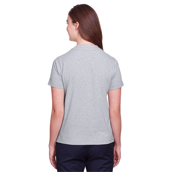 Ladies' polo made of cotton and spandex jersey with moisture-wicking and... from ASI 34063 alphabroder