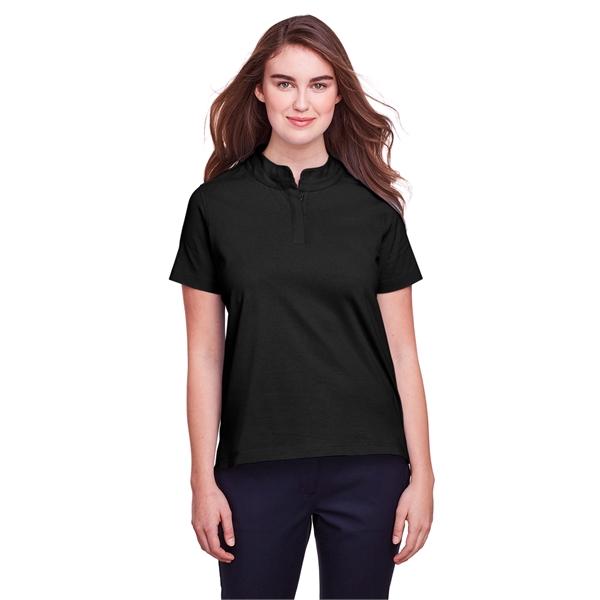 Ladies' polo made of cotton and spandex jersey with moisture-wicking and... from ASI 34063 alphabroder