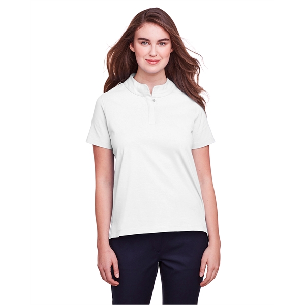 Ladies' polo made of cotton and spandex jersey with moisture-wicking and... from ASI 34063 alphabroder